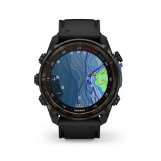 Garmin Descent Mk3i 51 mm Carbon grey DLC titanium with black silicone band (010-02752-11) 