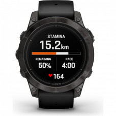 Garmin Epix Pro 2 Sapphire 47 mm Carbon Grey DLC Titanium with Black Band (010-02803-11)