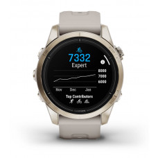 Garmin Epix Pro 2 Sapphire 42mm Soft Gold with Light Sand Band (010-02802-11)