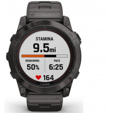 Garmin Fenix 7X Pro Sapphire Solar Carbon G. DLC Tit. with Vented Tit. Bracelet (010-02778-30)