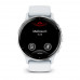 Garmin Venu 3 Silver Stainless Steel Bezel with Whitestone Case and Silicone Band (010-02784-00) 