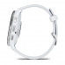 Garmin Venu 3 Silver Stainless Steel Bezel with Whitestone Case and Silicone Band (010-02784-00) 
