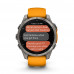 Garmin Fenix 8 47 mm AMOLED Sapphire Titanium with Spark orange/graphite silicone band (010-02904-11)