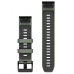 Ремінець Garmin QuickFit 22 Watch Bands Willow/Graphite Silicone (010-13392-04)