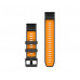Ремінець Garmin QuickFit 26 Watch Bands Graphite/Spark Orange Silicone (010-13393-05) 