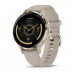 Garmin Venu 3S Soft Gold S. Steel Bezel with French Gray Case and Silicon Band (010-02785-02)