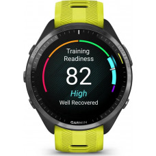 Garmin Forerunner 965 Carbon Gray Titanium Bezel w. Black Case and Amp Yell/Black S. Band (010-02809-12)