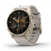 Garmin Fenix 8 43 mm AMOLED Sapphire Soft Gold with Limestone Leather Band (010-02903-40)