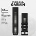 Ремінець Garmin QuickFit 26 Watch Black/Pebble Gray Silicone (010-13393-00)