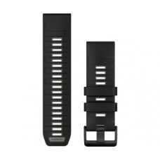 Ремінець Garmin QuickFit 26 Watch Black/Pebble Gray Silicone (010-13393-00)