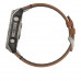 Garmin Fenix 8 51 mm AMOLED Sapphire Carbon grey DLC with Chestnut leather band (010-02905-40)