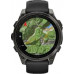 Garmin Fenix 8 43 mm AMOLED Sapphire Carbon Gray DLC Tit. w. Black/Pebble Gray S. Band (010-02903-21)