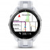 Garmin Forerunner 965 Titanium Bezel w. Whiteston Case and Whiteston/Powder Gray Silicon Band (010-02809-11)