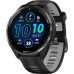 Garmin Forerunner 965 Carbon Gray Titanium Bezel w. Blk Case and Blk/Powder Gray S. Band (010-02809-10)
