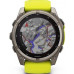 Garmin Fenix 8 51 mm Solar Sapphire Titanium w. Amp Yellow/Graphite Silicone Band (010-02907-21)