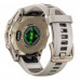 Garmin Fenix 8 43 mm AMOLED Sapphire Soft Gold with Fog grey/dark sandstone silicone band (010-02903-11)