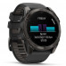 Garmin Fenix 8 51 mm AMOLED Sapphire Carbon grey DLC with Black/pebble grey silicone band (010-02905-21)