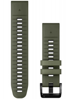 Ремінець Garmin QuickFit 26 Watch Bands Moss/Graphite Silicone (010-13281-07)