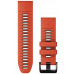 Ремінець Garmin QuickFit 26 Watch Bands Flame Red/Graphite Silicone (010-13281-04)
