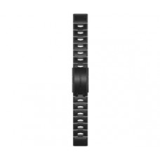 Ремінець Garmin QuickFit 22 Watch Bands Vented titanium bracelet Carbon grey DLC coating (010-12863-09)