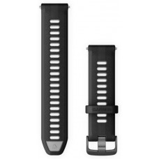 Ремінець Garmin 22mm для Forerunner 965 Black/Powder Gray with Slate Hardware (010-11251-9Y)