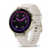 Garmin Venu 3S Soft Gold S. Steel Bezel with Ivory Case and Silicon Band (010-02785-04)