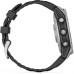 Garmin Fenix E 47 mm AMOLED Stainless Steel with Black Silicone Band (010-03025-00)