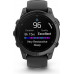 Garmin Fenix E 47 mm AMOLED Slate Gray Steel with Black Silicone Band (010-03025-01)