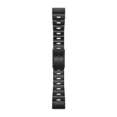 Ремінець Garmin QuickFit 26 Watch Bands Vented titanium bracelet carbon grey DLC coating (010-12864-09)