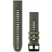 Ремінець Garmin QuickFit 22 Watch Bands Moss/Graphite Silicone (010-13280-07)