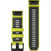Ремінець Garmin QuickFit 22 Watch Bands Amp Yellow/Graphite Silicone (010-13392-08)