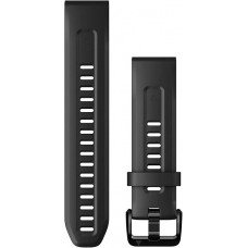 Ремінець Garmin QuickFit 20 Watch Bands Black silicone (010-13102-00)