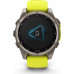Garmin Fenix 8 51 mm Solar Sapphire Titanium w. Amp Yellow/Graphite Silicone Band (010-02907-21)