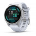 Garmin Fenix 8 43 mm AMOLED Silver with Whitestone silicone band (010-02903-00)