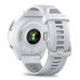 Garmin Forerunner 965 Titanium Bezel w. Whiteston Case and Whiteston/Powder Gray Silicon Band (010-02809-11)