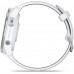 Garmin Forerunner 965 Titanium Bezel w. Whiteston Case and Whiteston/Powder Gray Silicon Band (010-02809-11)