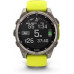 Garmin Fenix 8 47 mm Solar Sapphire Titanium w. Amp Yellow/Graphite Silicone Band (010-02906-21)