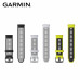 Ремінець Garmin 22mm для Forerunner 965 Black/Powder Gray with Slate Hardware (010-11251-9Y)