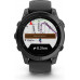 Garmin Fenix E 47 mm AMOLED Slate Gray Steel with Black Silicone Band (010-03025-01)
