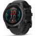 Garmin Fenix E 47 mm AMOLED Slate Gray Steel with Black Silicone Band (010-03025-01)