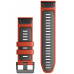 Ремінець Garmin QuickFit 26 Watch Bands Flame Red/Graphite Silicone (010-13281-04)